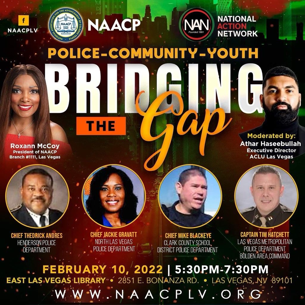 Las Vegas NAACP presents Bridging The Gap: Police-Community-Youth