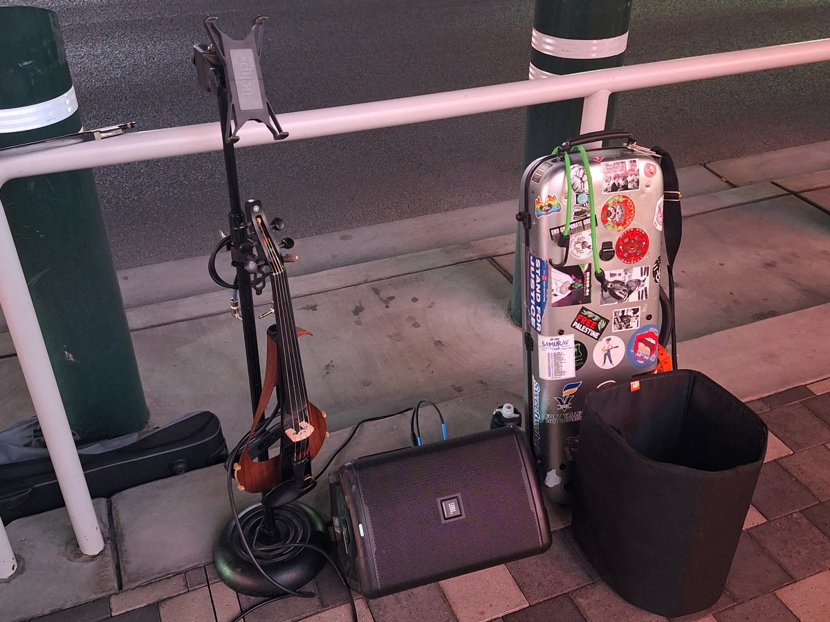 Well… I’ve done a little&nbsp;busking